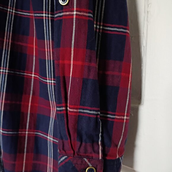 Tommy Hilfiger Large Plaid Long Shirt - Picture 4 of 5